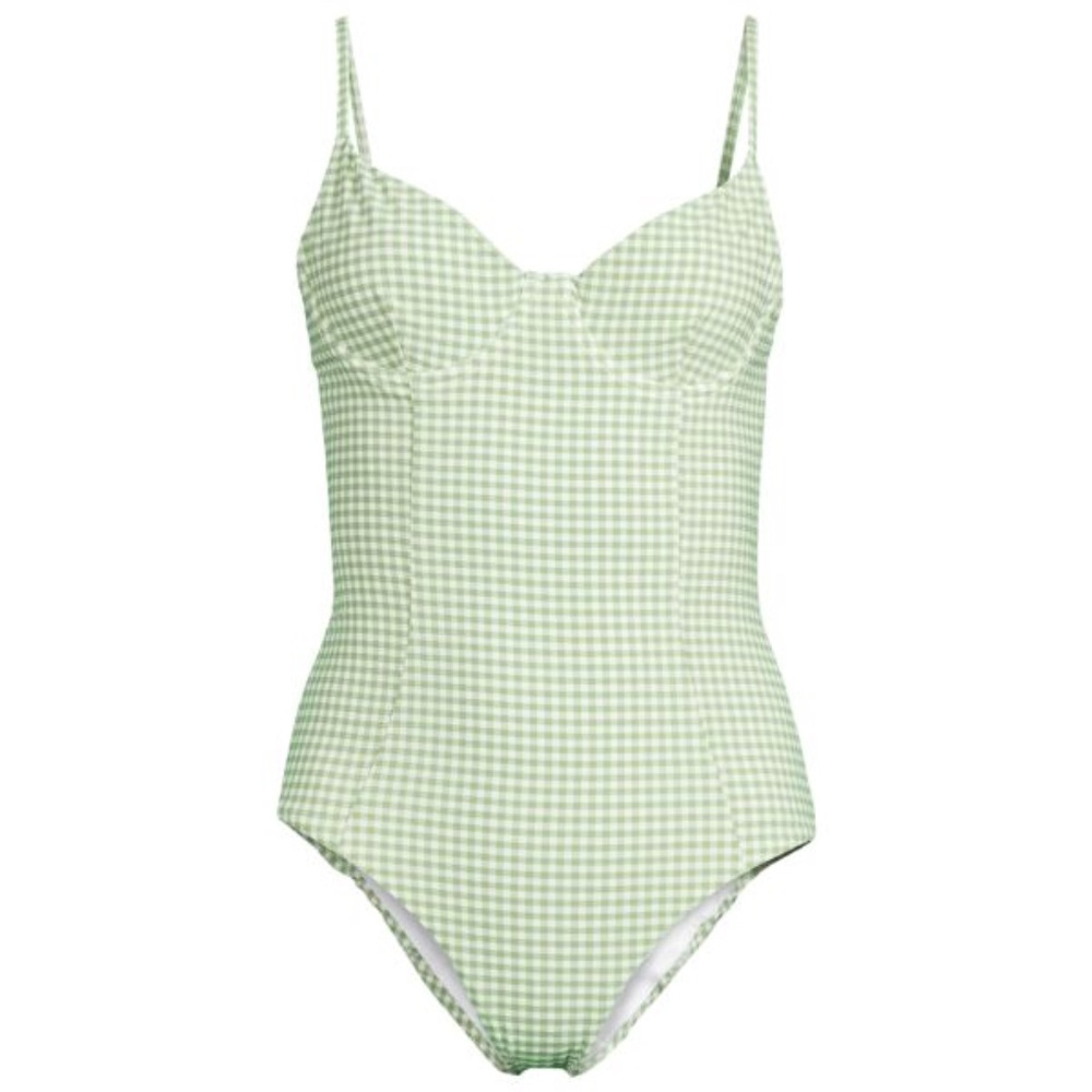 NWT Onia Checked One Piece Swimsuit